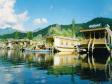 Husbtar p Dal Lake i Srinagar, Kashmir.