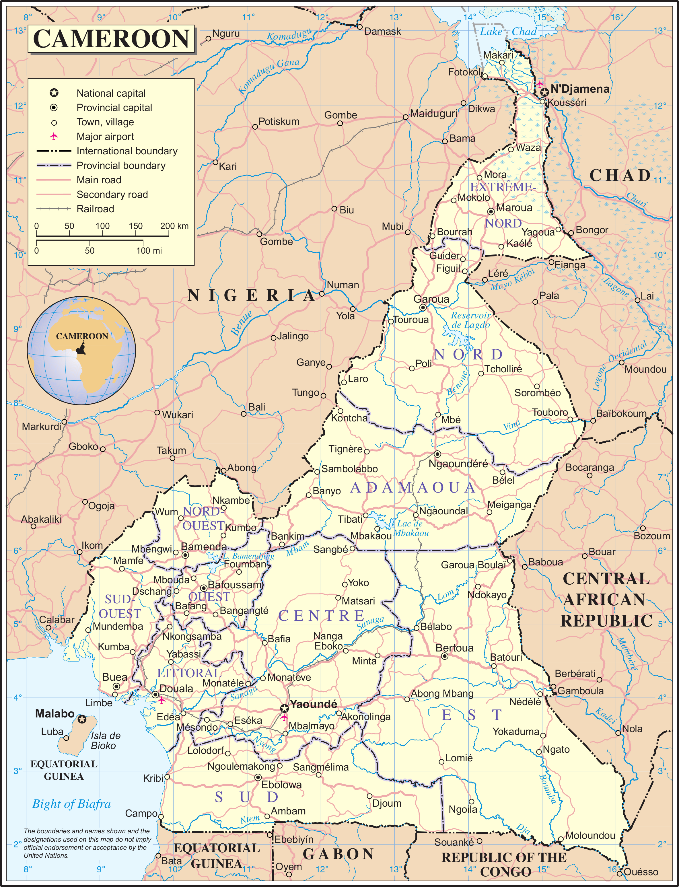 kamerun karta Kamerun | Travel Forum kamerun karta
