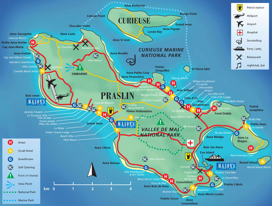 Karta över Seychellerna – Karta 2020