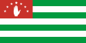 Flagga: Abchazien