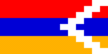 Flagga: Nagorno-Karabach